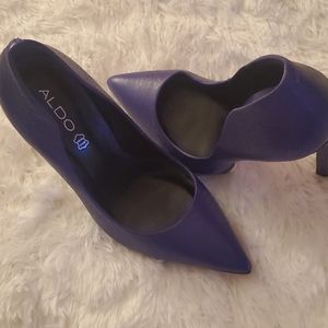 Midnight Blue Aldo Pumps